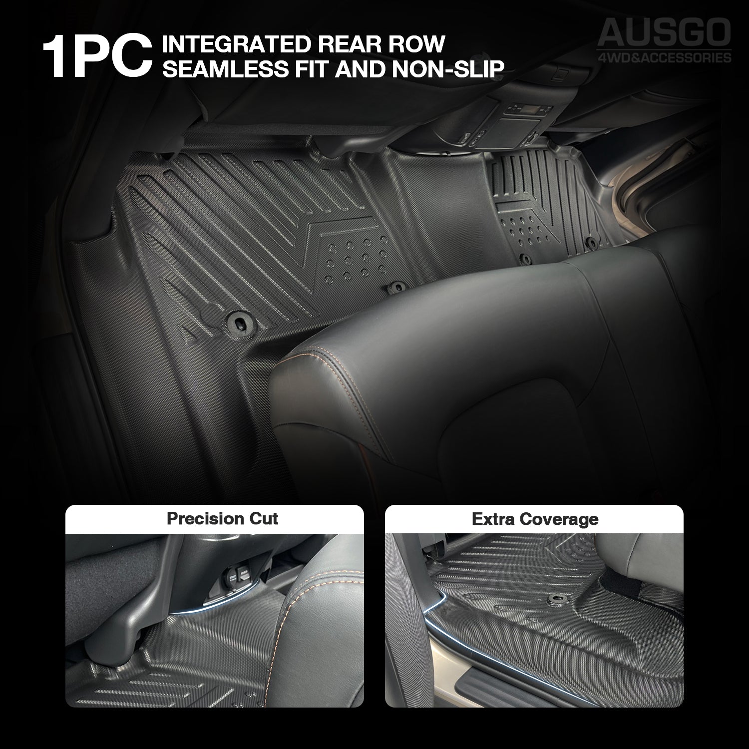 5D Car Floor Mats for Nissan Patrol Y62 2012-Onwards