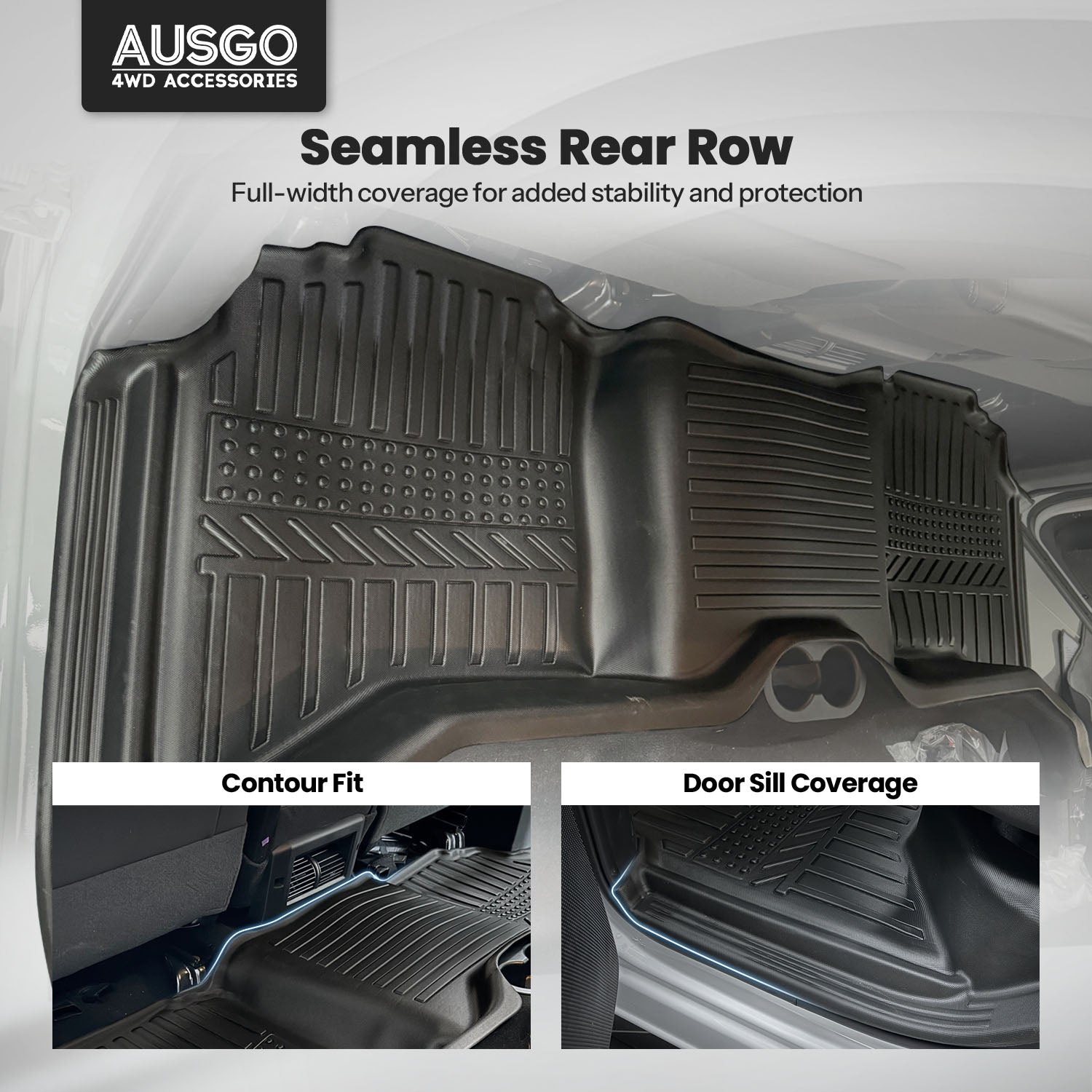 5D Car Floor Mats for RAM 1500 DS Series Crew Cab 2017-2022