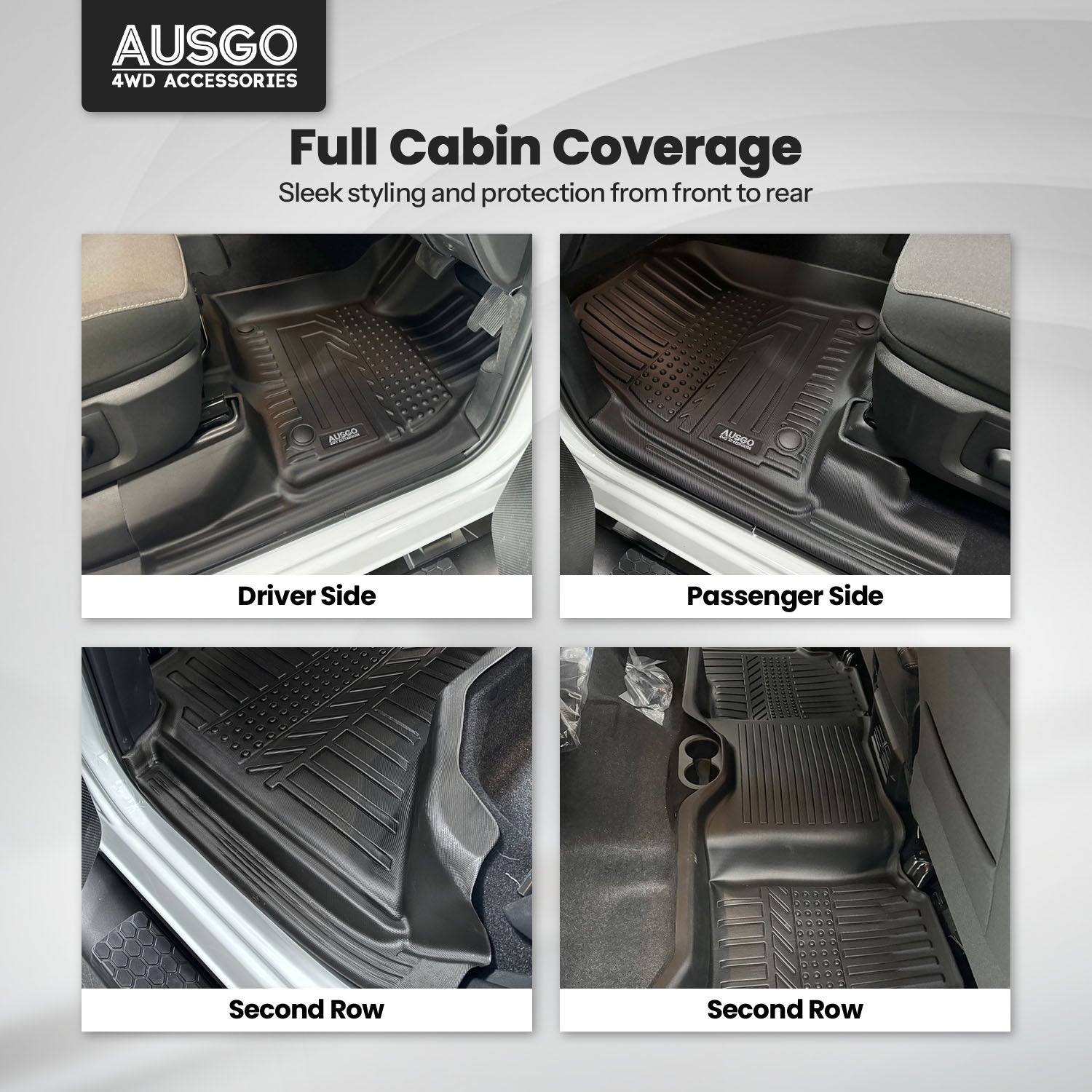 5D Car Floor Mats for RAM 1500 DS Series Crew Cab 2017-2022