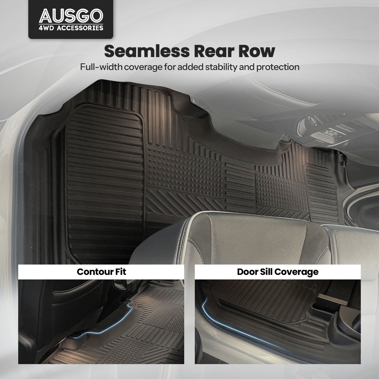 5D Car Floor Mats for RAM 1500 DT Series Crew Cab 2020-2023