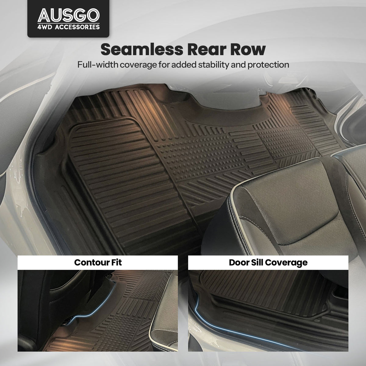 5D Car Floor Mats for RAM 1500 DT Series Crew Cab 2023-Onwards