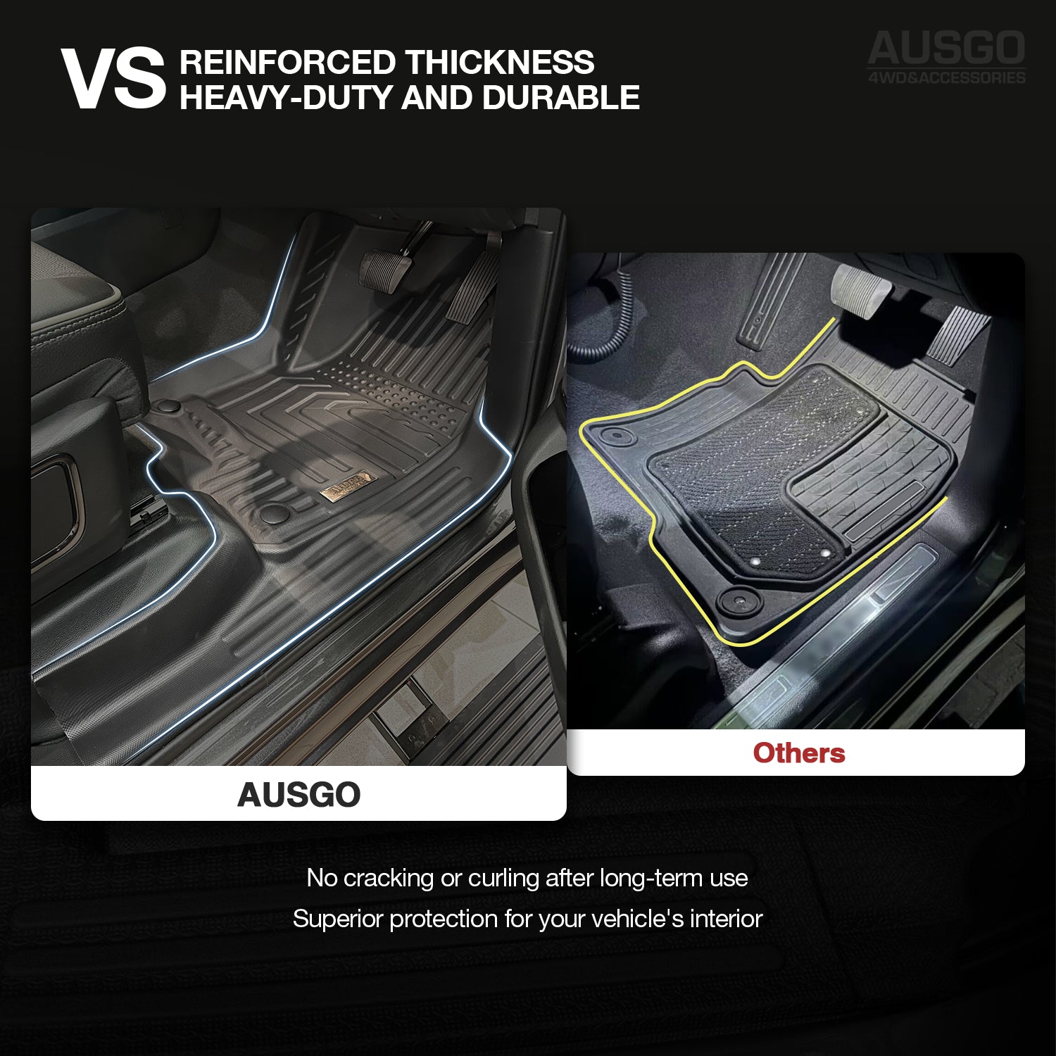 5D Car Floor Mats for RAM 1500 DT Series Crew Cab 2020-2023