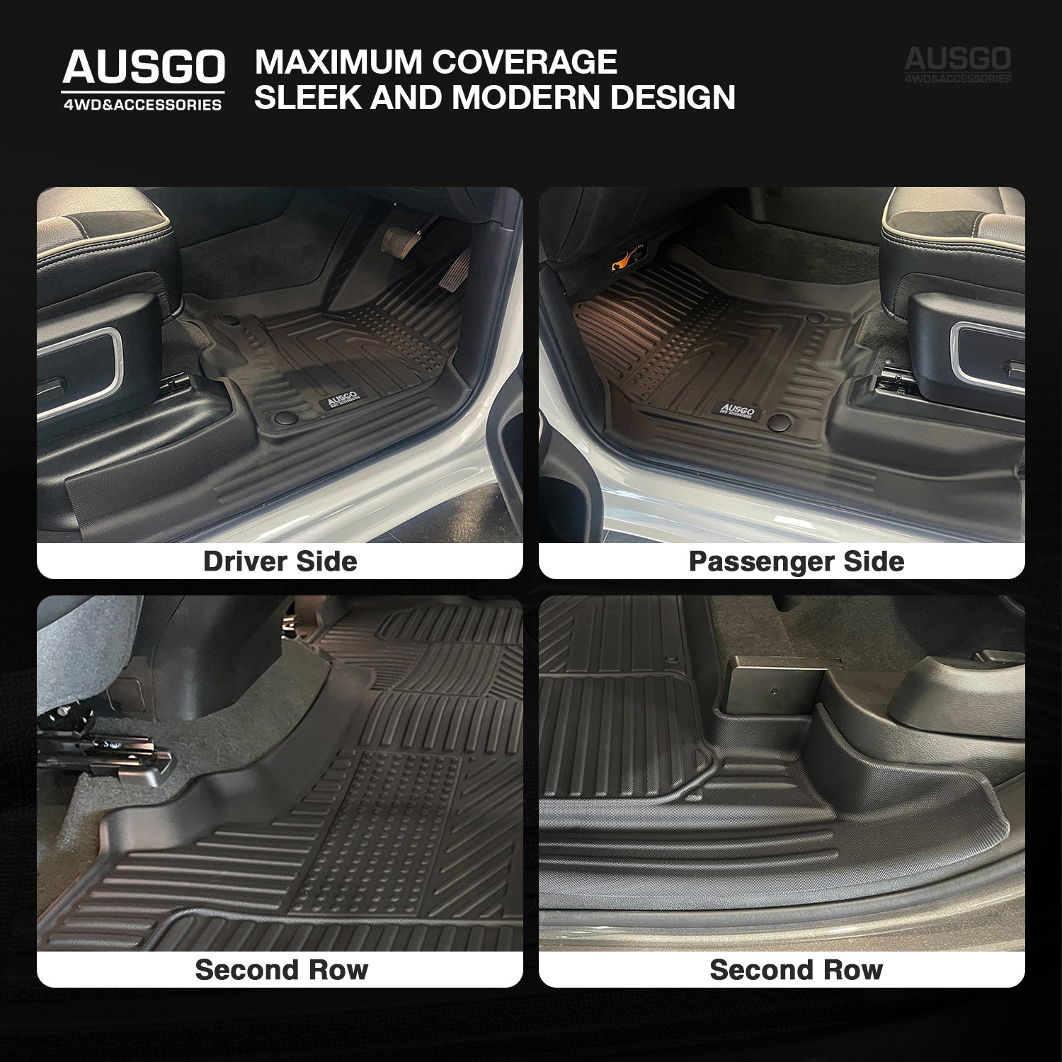 5D Car Floor Mats for RAM 1500 DT Series Crew Cab 2023-Onwards