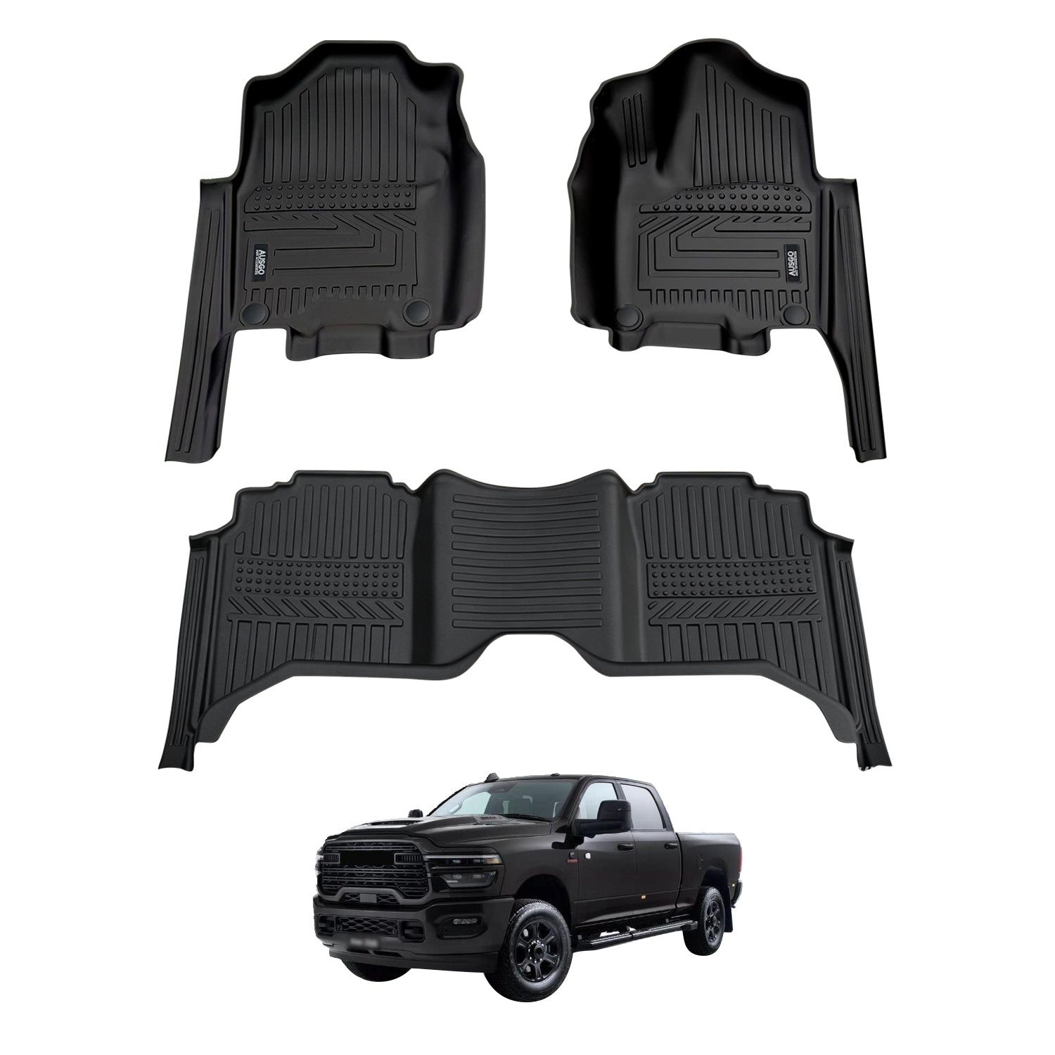 5D Car Floor Mats for RAM 2500 DJ Series 2020-Onwards