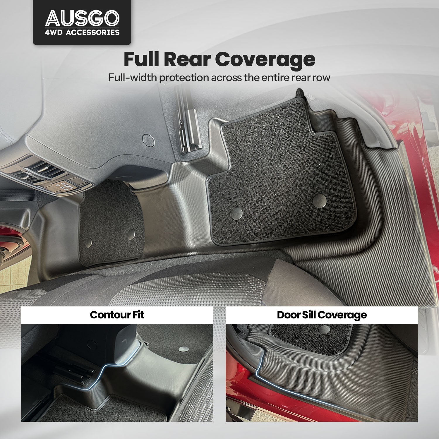 Double-Layer Car Floor Mats for Subaru Forester 2025-Onwards
