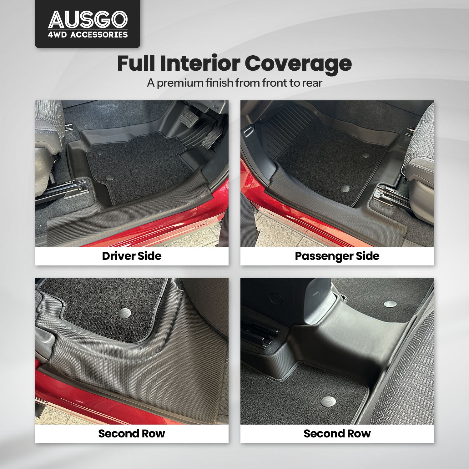Double-Layer Car Floor Mats for Subaru Forester 2025-Onwards