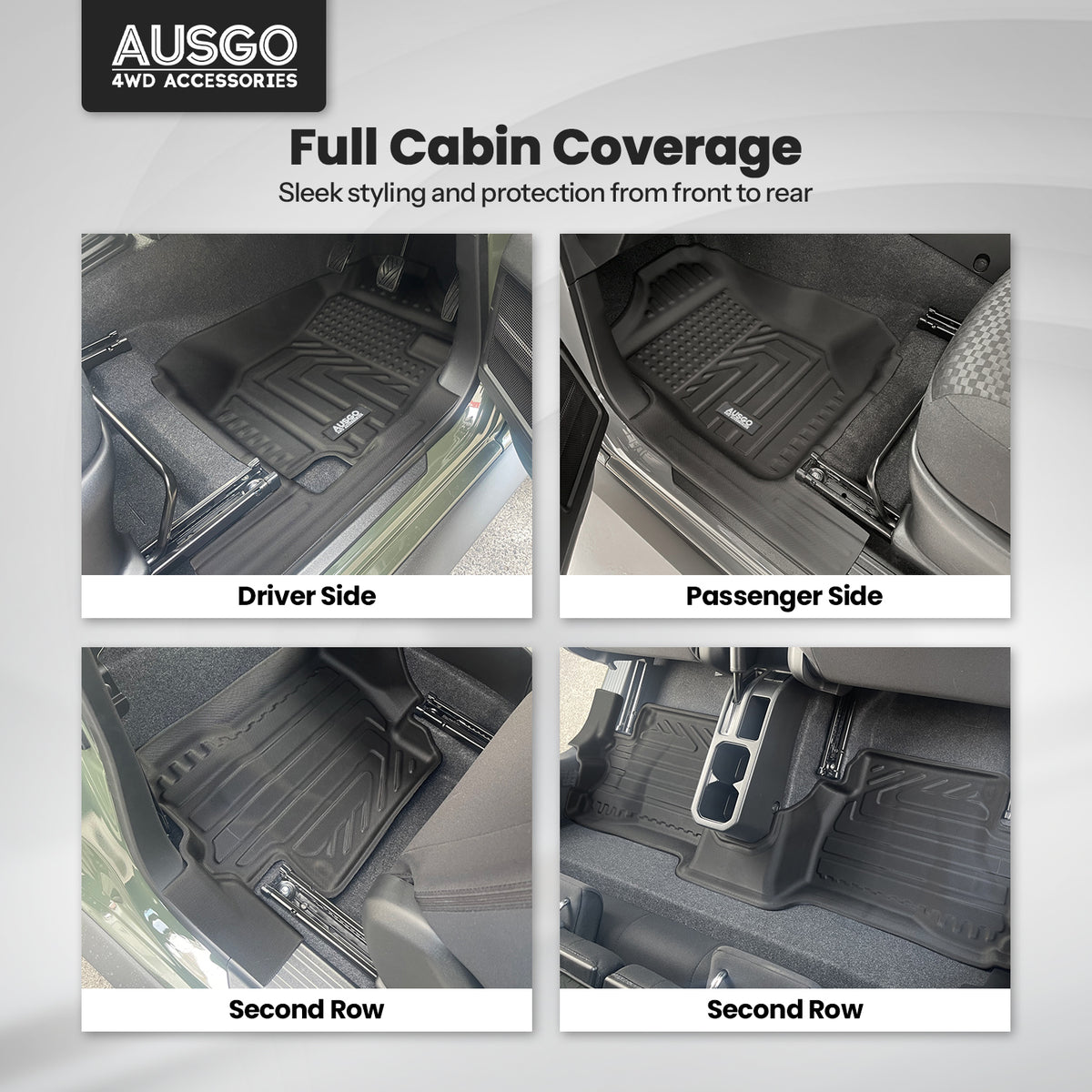 5D Car Floor Mats for Suzuki Jimny 3-Door 2018-Onwards