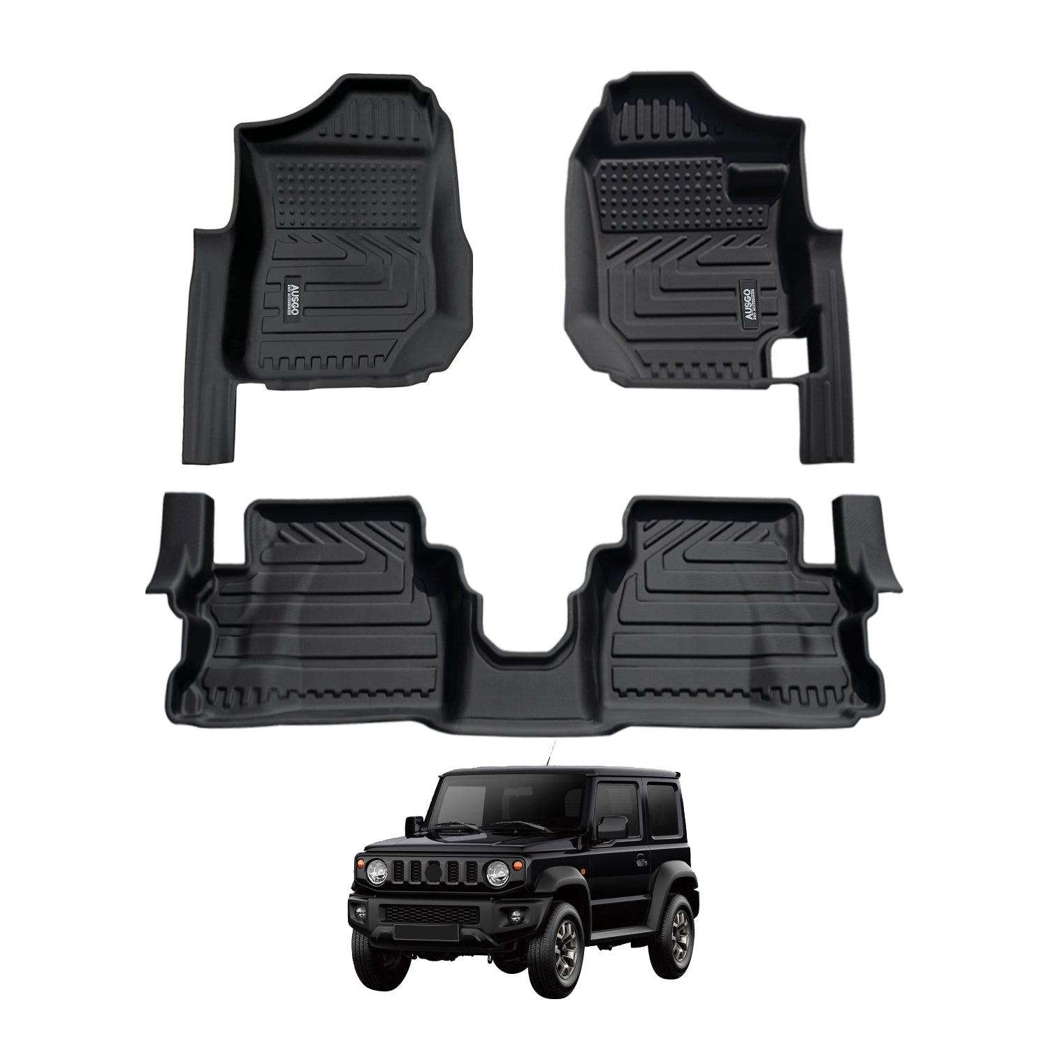 5D Car Floor Mats for Suzuki Jimny 3-Door 2018-Onwards