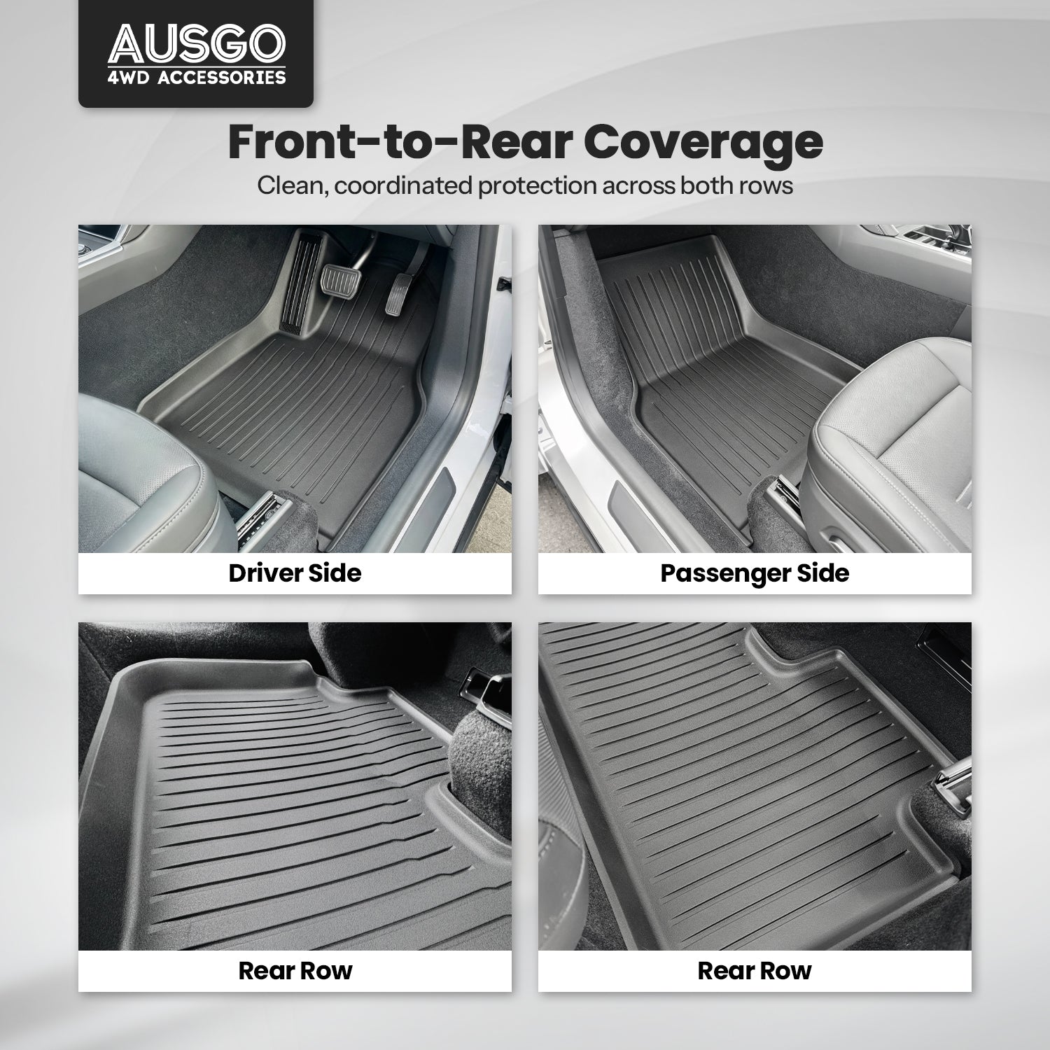 Injection 3D Car Floor Mats for Tesla Model Y Juniper 2025-Onwards