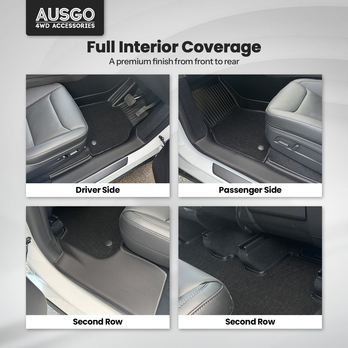 Double-Layer Car Floor Mats for Tesla Model Y Juniper 2025-Onwards