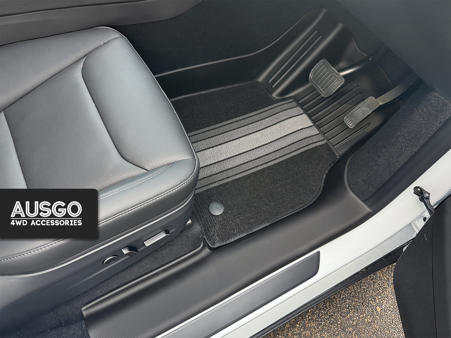 Double-Layer Car Floor Mats for Tesla Model Y Juniper 5-Seat 2025-Onwards