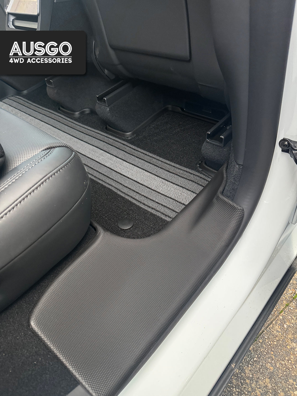 Double-Layer Car Floor Mats for Tesla Model Y Juniper 5-Seat 2025-Onwards