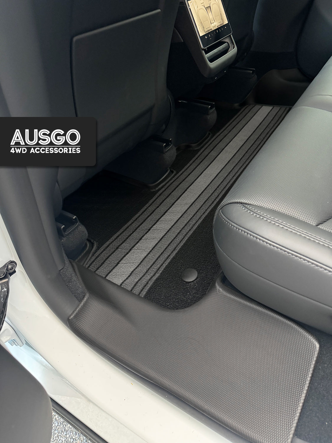 Double-Layer Car Floor Mats for Tesla Model Y Juniper 5-Seat 2025-Onwards