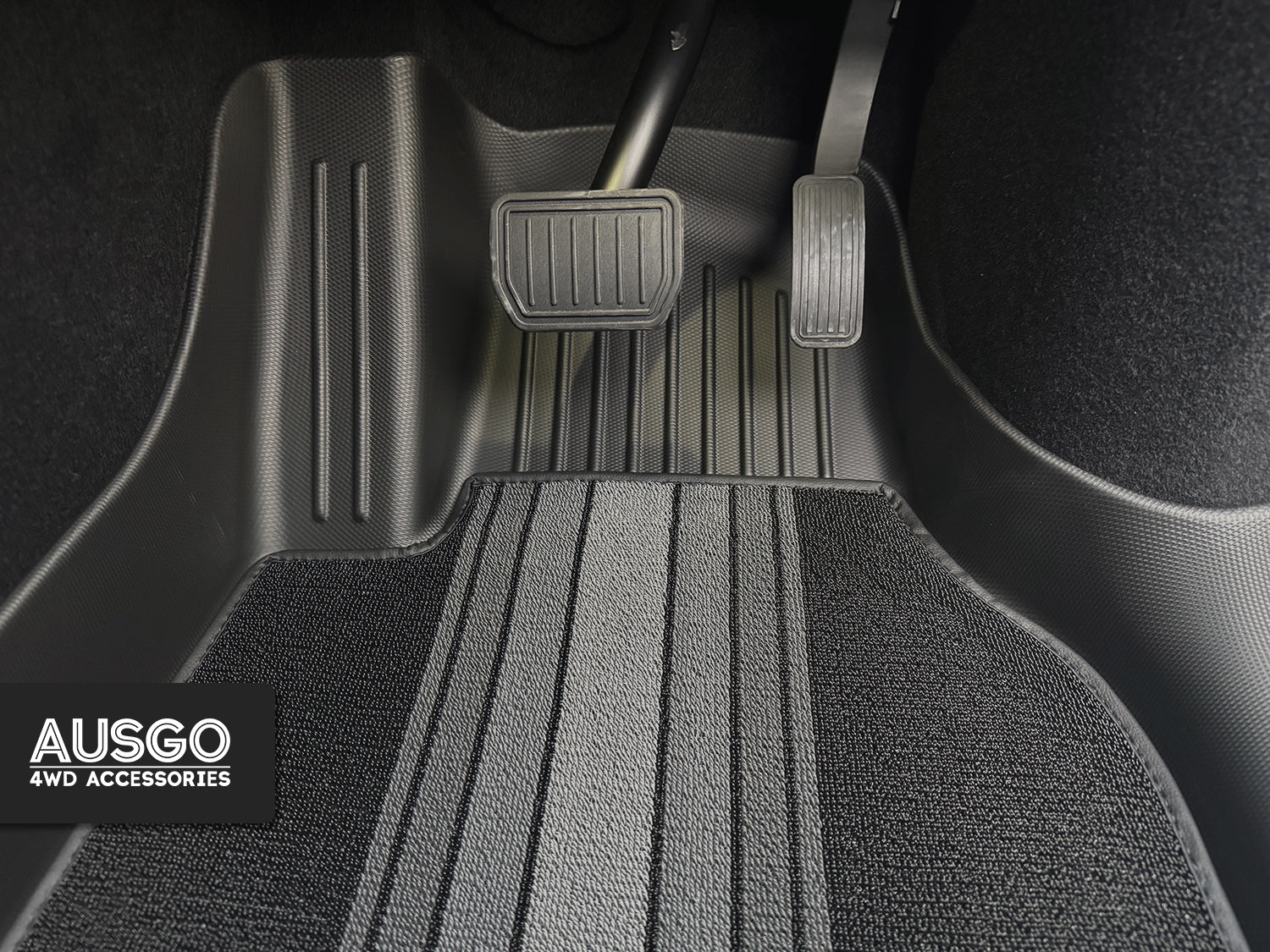 Double-Layer Car Floor Mats for Tesla Model Y Juniper 5-Seat 2025-Onwards