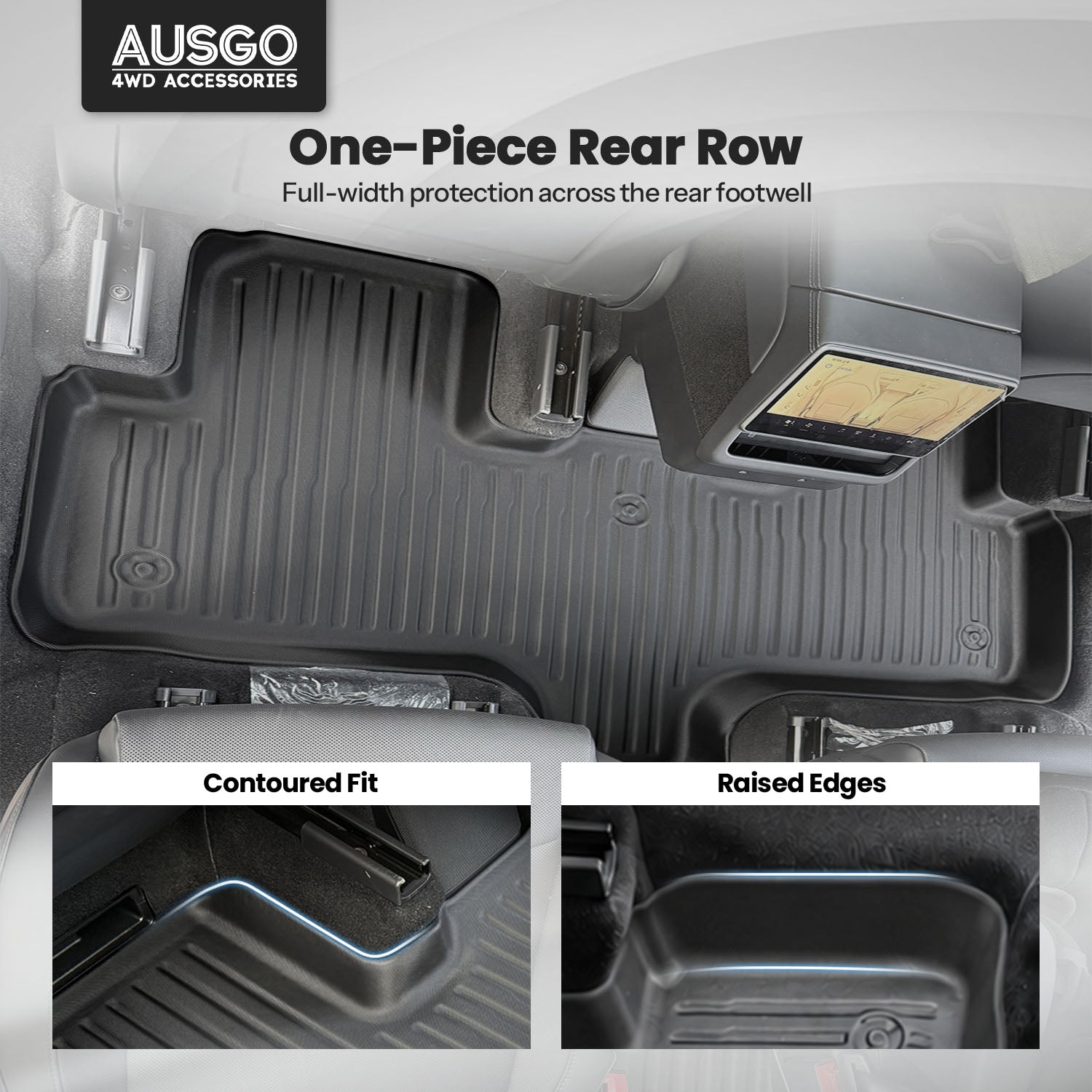 3D Car Floor Mats for Tesla Model Y L 6-Seat 2026-Onwards