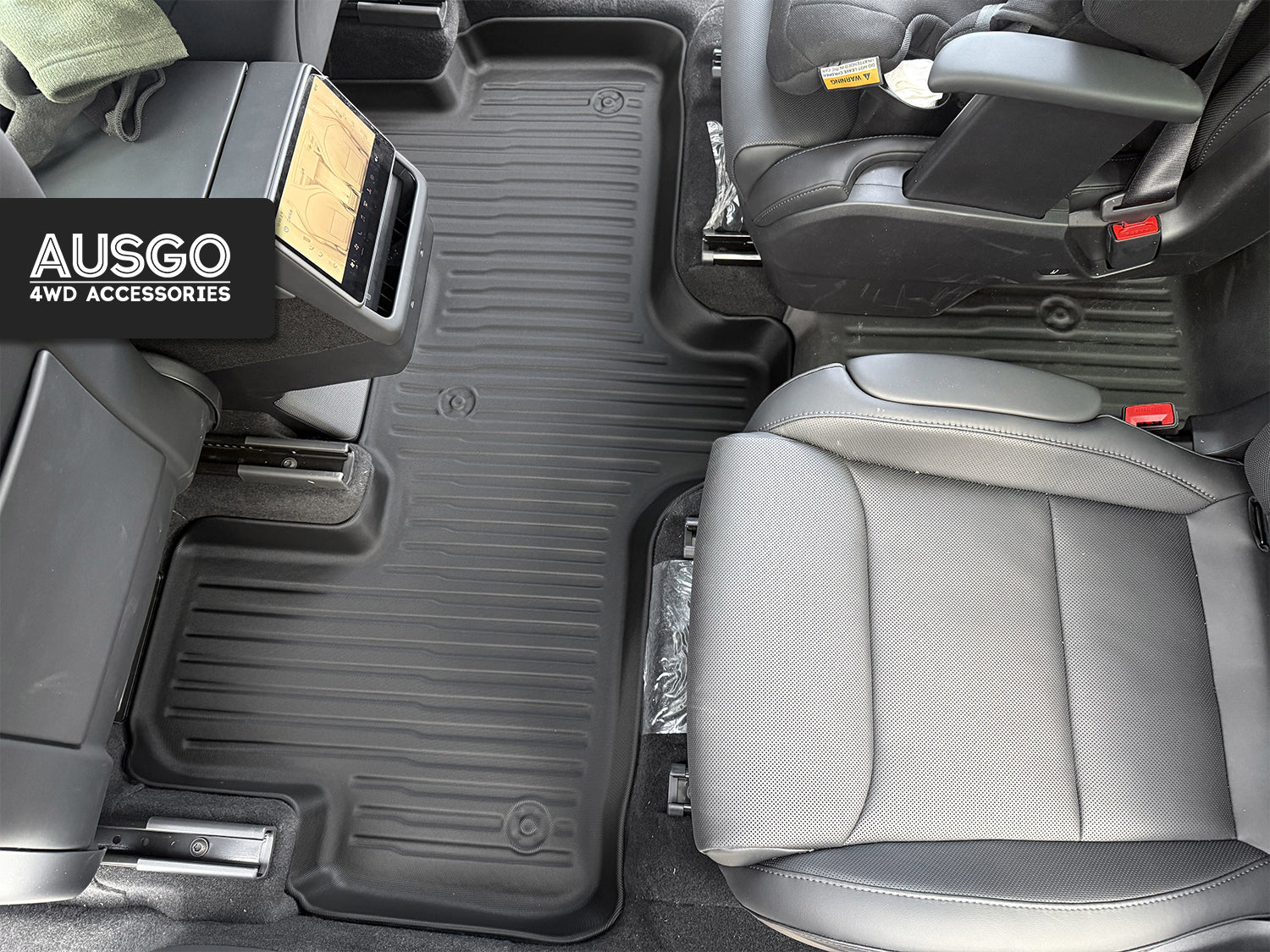 3D Car Floor Mats for Tesla Model Y L 6-Seat 2026-Onwards