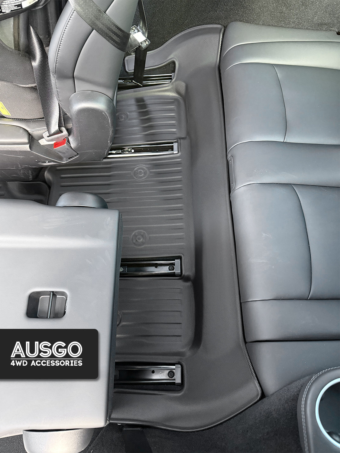3D Car Floor Mats for Tesla Model Y L 6-Seat 2026-Onwards