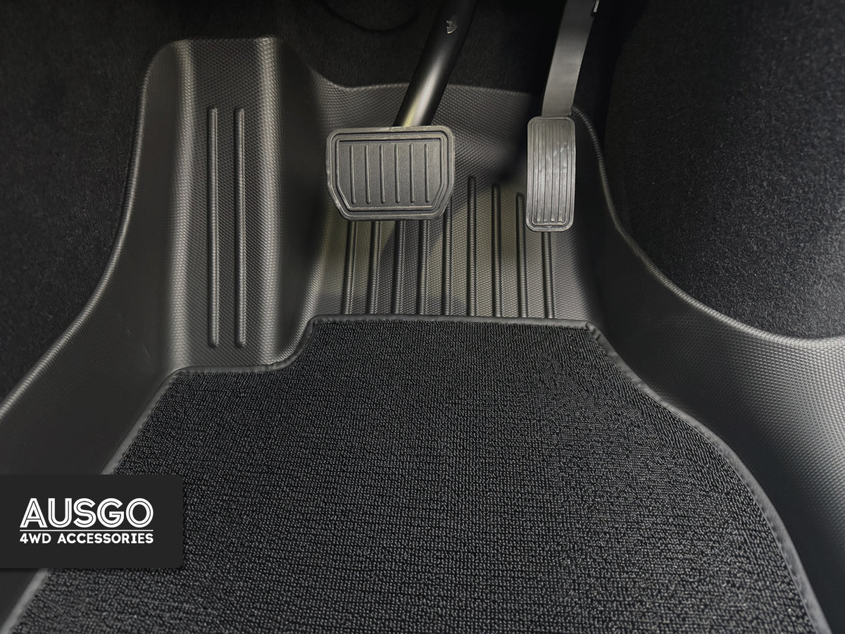 Double-Layer Car Floor Mats for Tesla Model Y Juniper 2025-Onwards