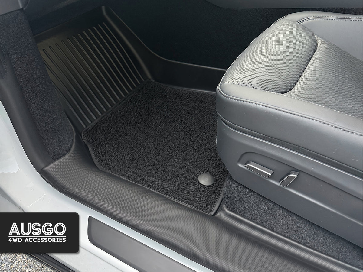 Double-Layer Car Floor Mats for Tesla Model Y Juniper 2025-Onwards