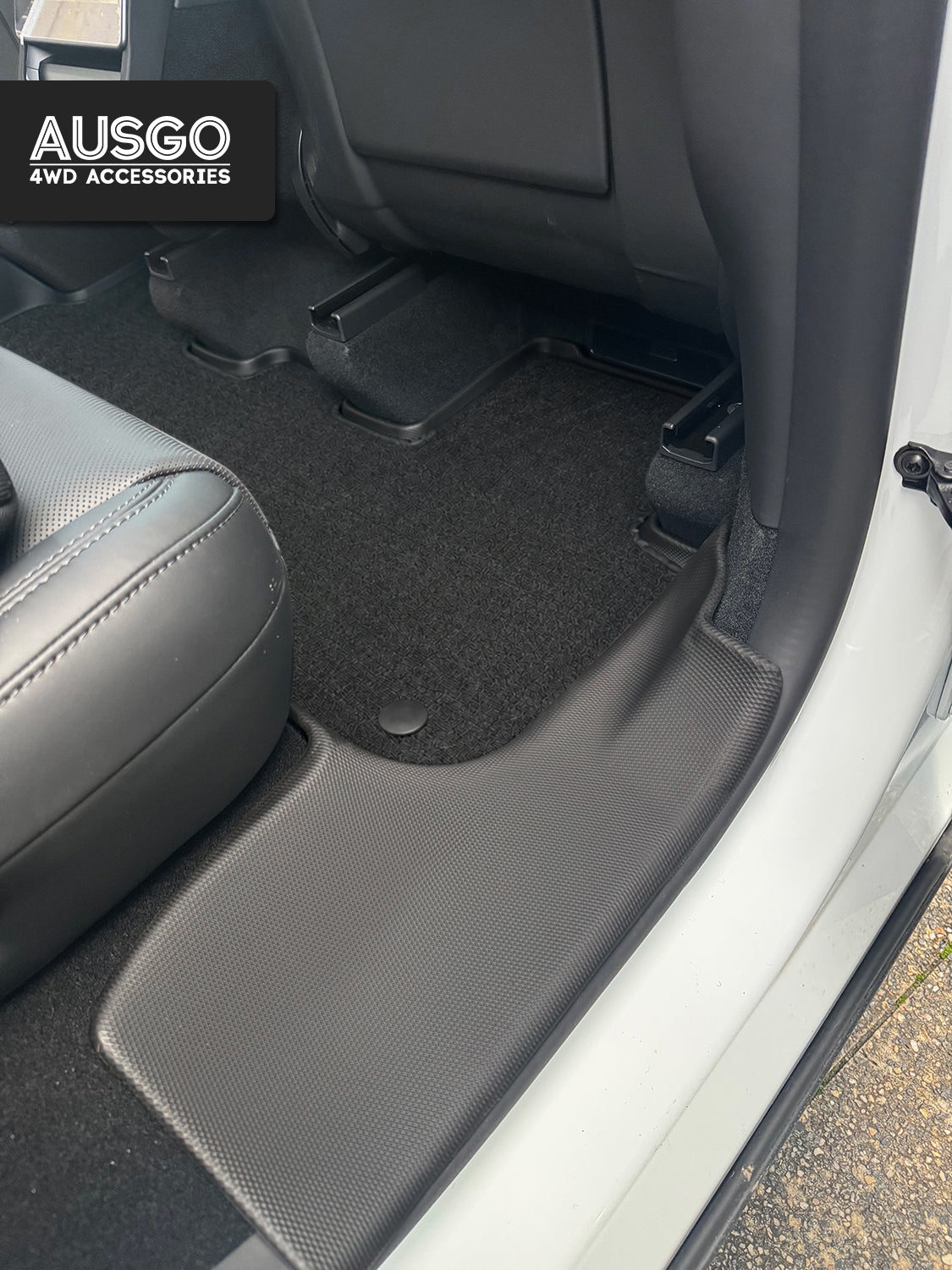 Double-Layer Car Floor Mats for Tesla Model Y Juniper 2025-Onwards