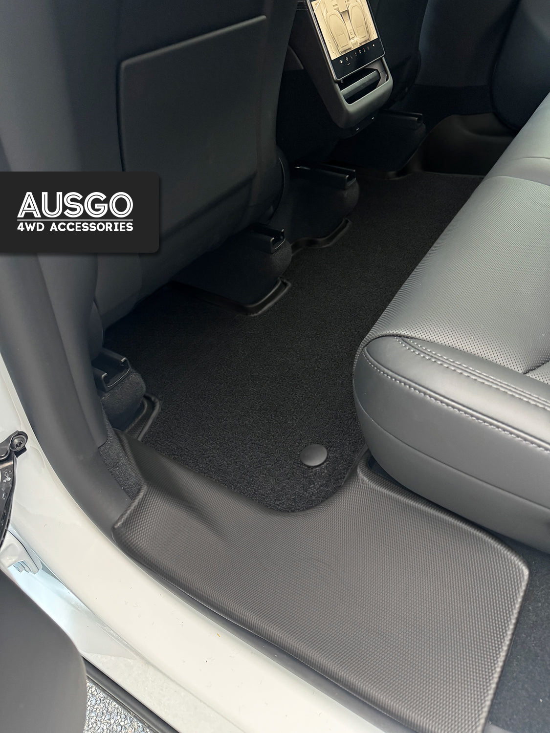 Double-Layer Car Floor Mats for Tesla Model Y Juniper 2025-Onwards