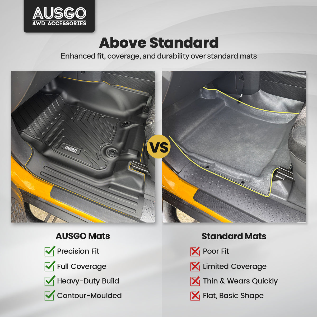 7D Car Floor Mats for Toyota FJ Cruiser 2011-2016