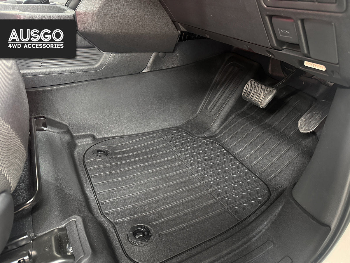 7D Injection Floor Mats for Toyota Hilux Single / Extra Cab 2015-2025
