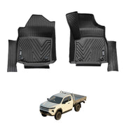 5D Injection Floor Mats for Toyota Hilux Auto Transmission Single / Extra Cab 2025-Onwards