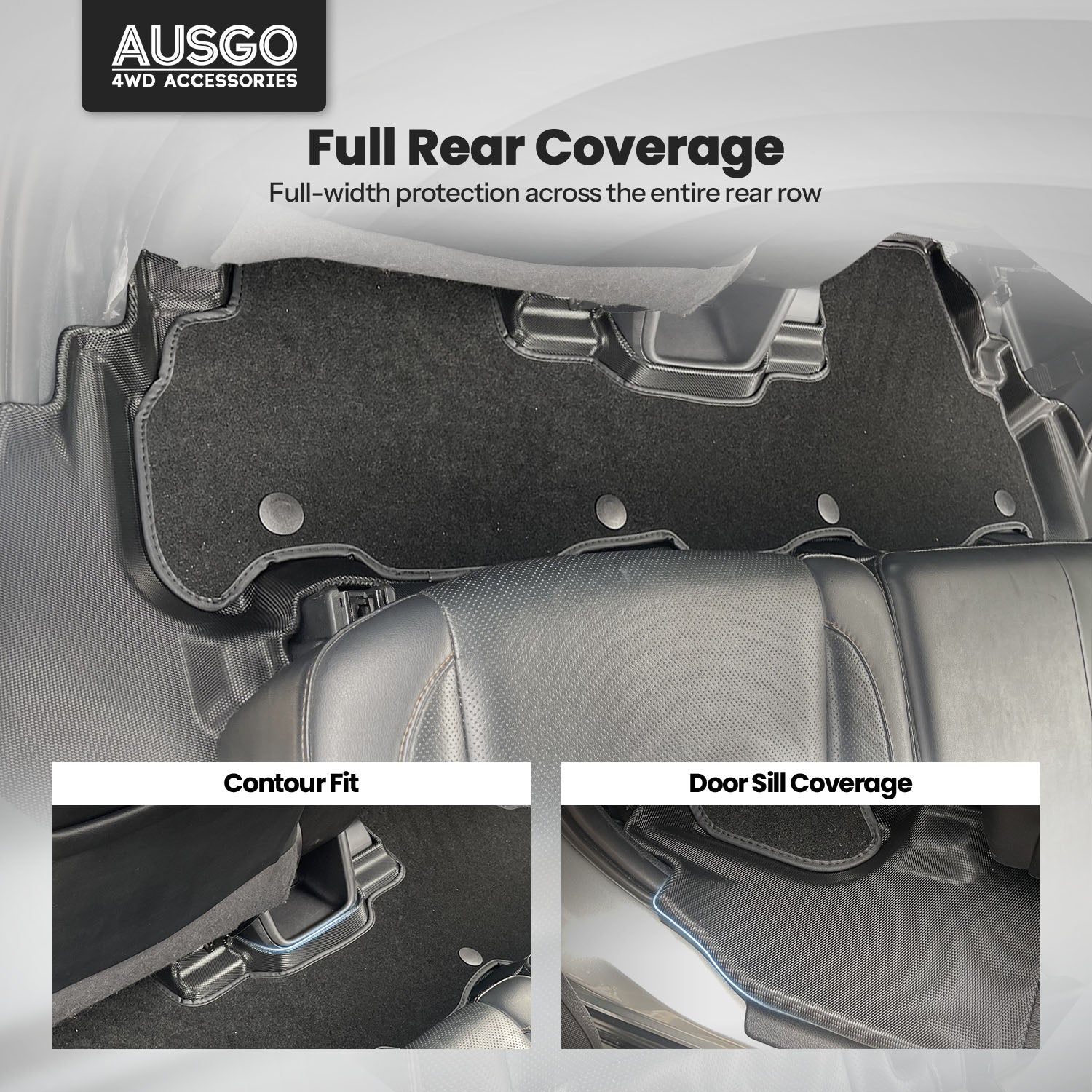 Double-Layer Car Floor Mats for Toyota Kluger 2013-2020