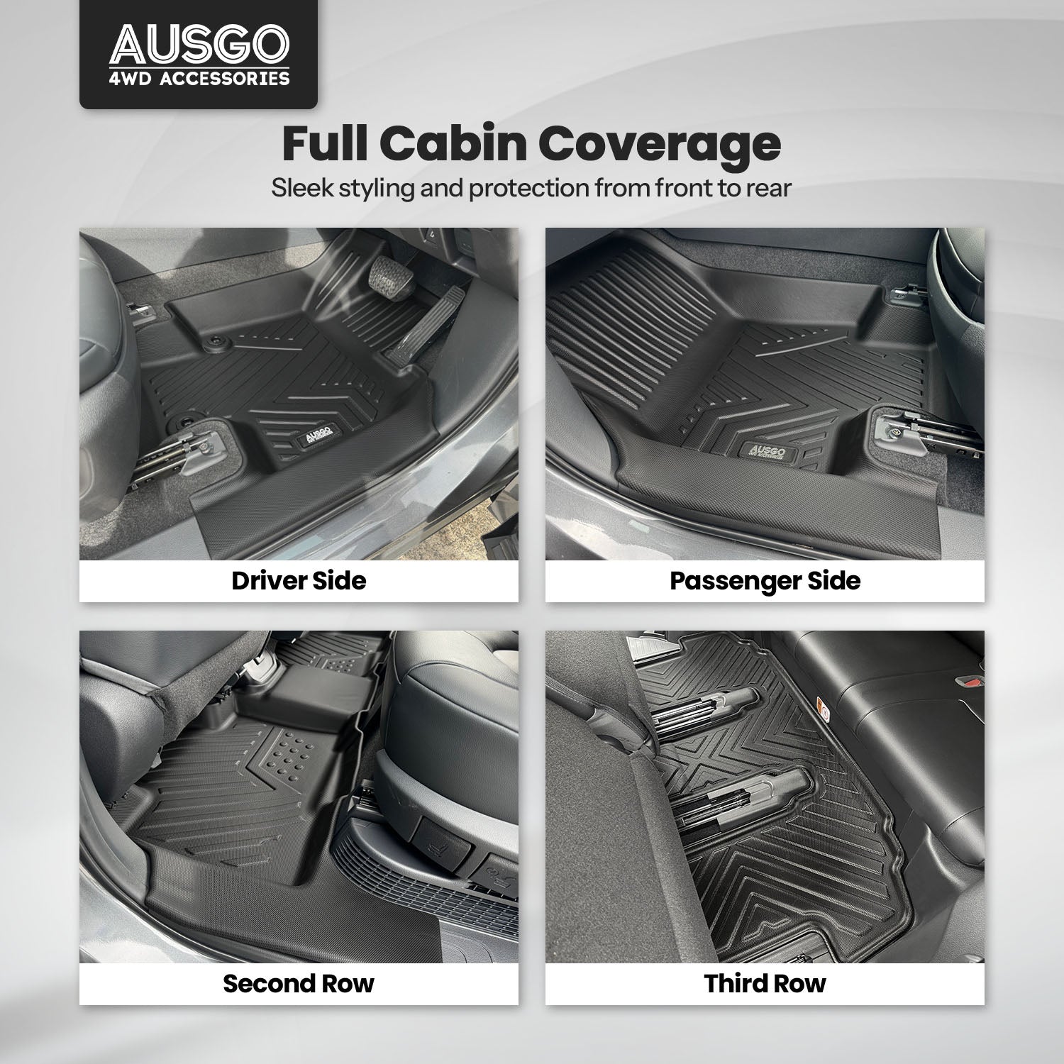 5D Car Floor Mats for Toyota Kluger 2021-Onwards