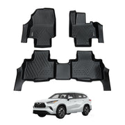 5D Car Floor Mats for Toyota Kluger 2021-Onwards