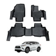 5D Car Floor Mats for Toyota Kluger 2021-Onwards