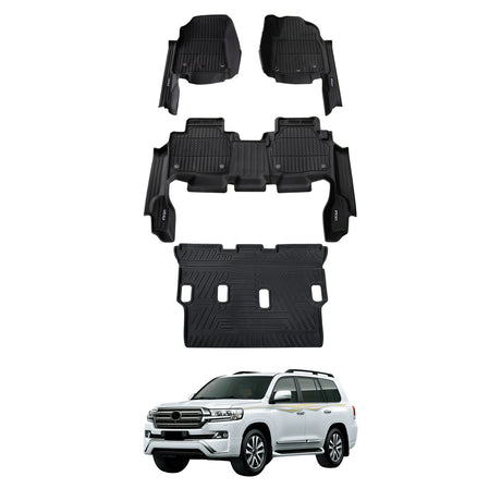 7D Injection Floor Mats for Toyota Land Cruiser 200 Series 2012-2021