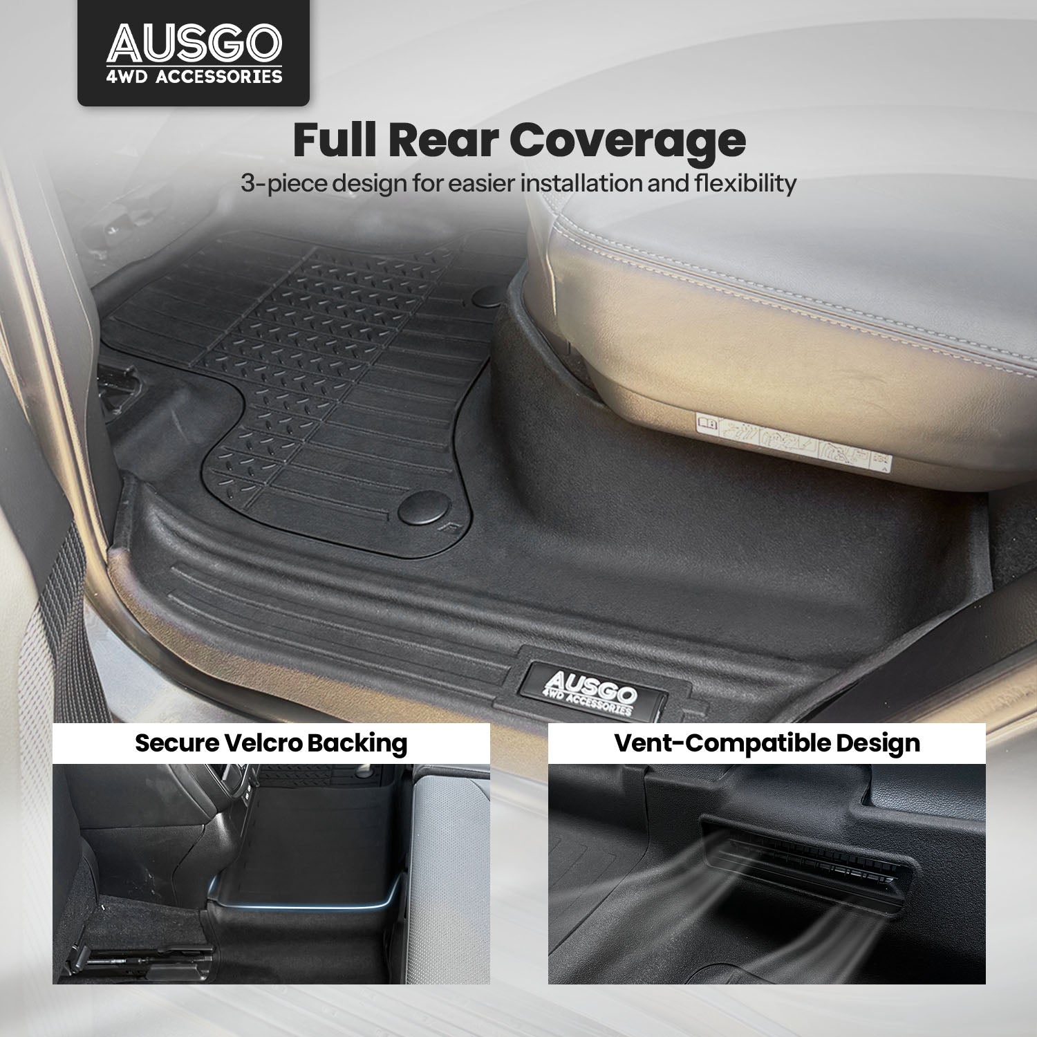 7D Injection Floor Mats for LEXUS LX Series LX500d LX600 2021-Onwards