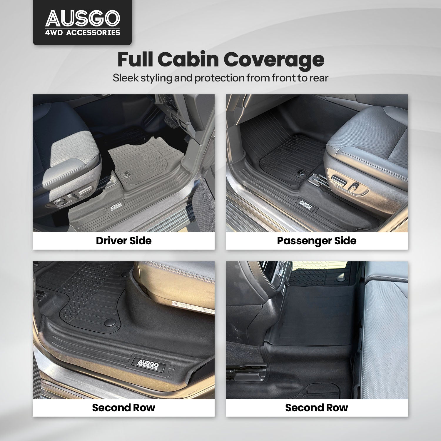 7D Injection Floor Mats for Toyota Land Cruiser 300 Series 2021-Onwards