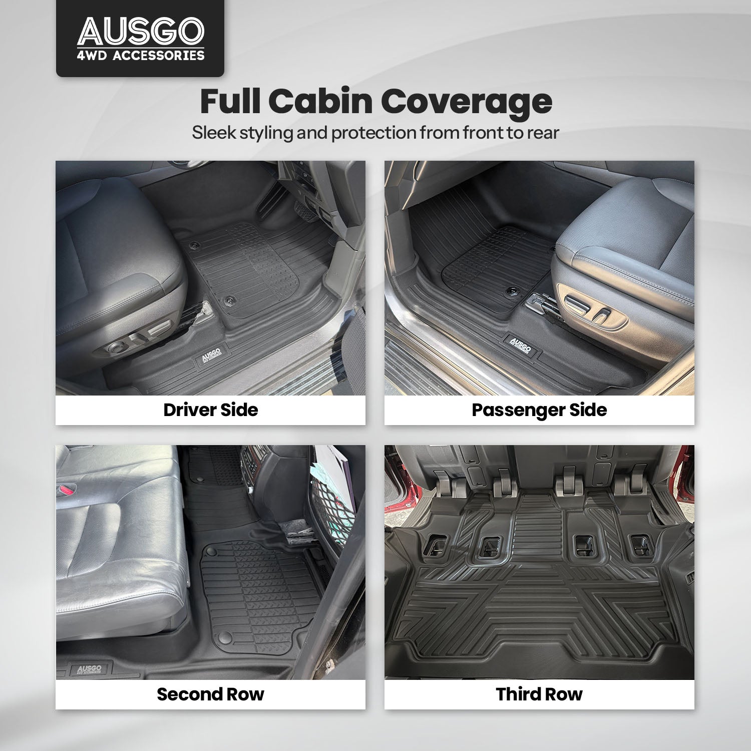 7D Injection Floor Mats for LEXUS LX Series LX500d LX600 2021-Onwards