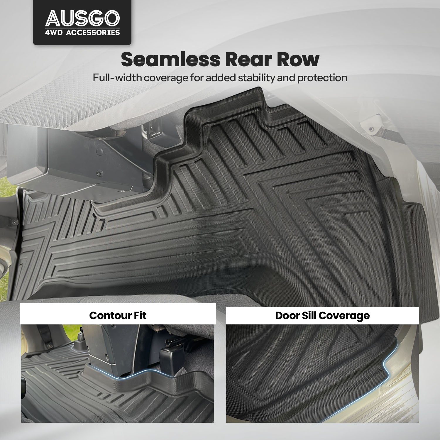 5D Car Floor Mats for Toyota Land Cruiser 79 Series Dual Cab 2012-Onwards