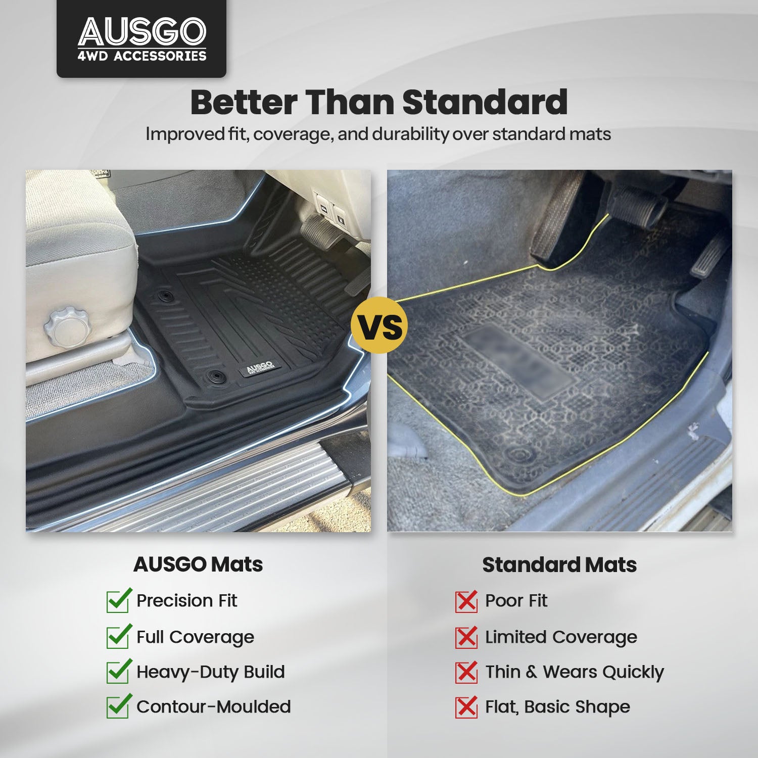 5D Car Floor Mats for Toyota LandCruiser 100 105 Series 1998-2007