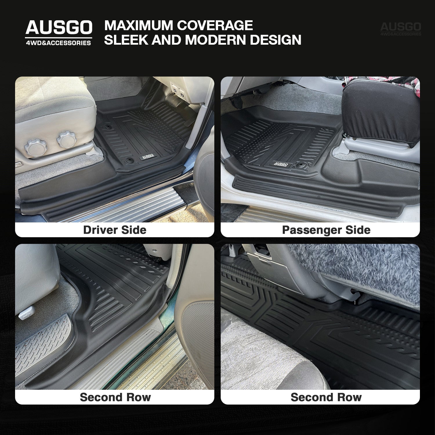 5D Car Floor Mats for Toyota Land Cruiser 100 105 Series 1998-2007