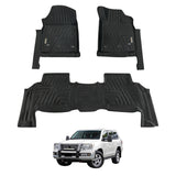 5D Car Floor Mats for Toyota LandCruiser 200 LC200 2007-2012