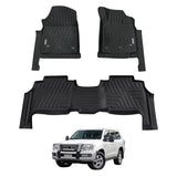 5D Car Floor Mats for Toyota LandCruiser 200 LC200 2007-2012
