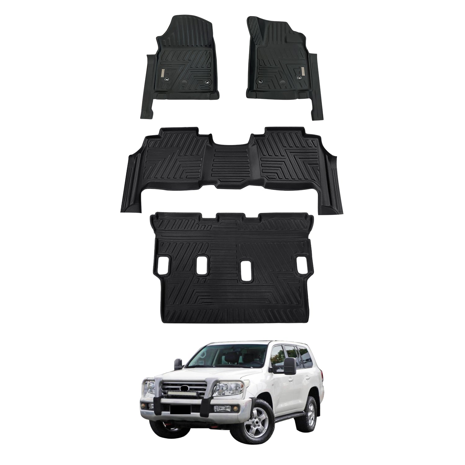 5D Car Floor Mats for Toyota Land Cruiser 200 Series 2007-2012