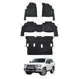 5D Car Floor Mats for Toyota LandCruiser 200 LC200 2007-2012