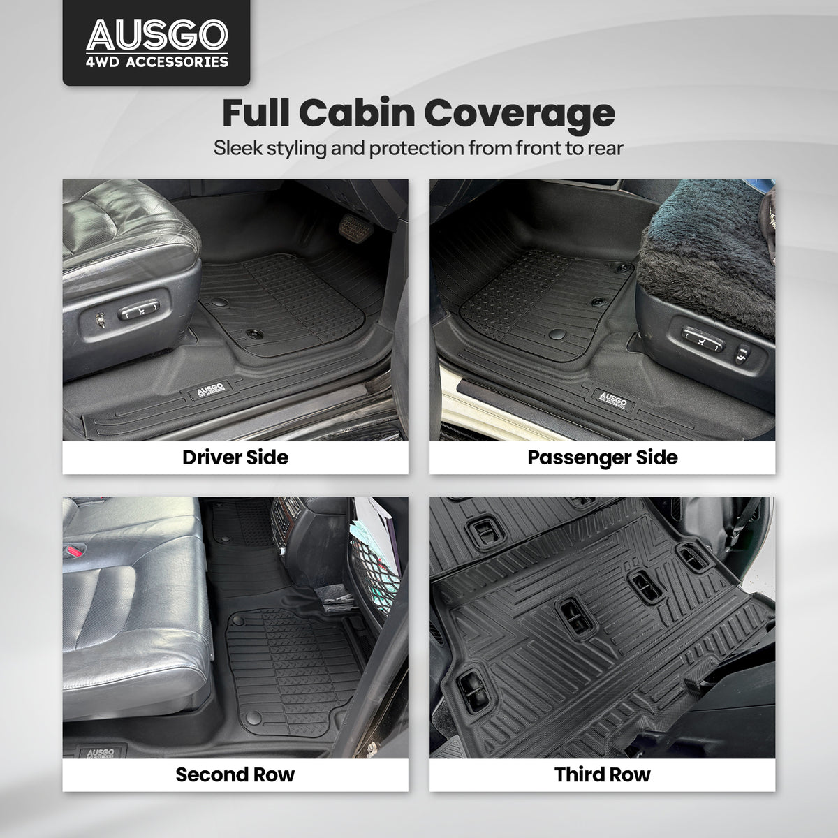 7D Injection Floor Mats for Toyota LandCruiser 200 Series 2012-2021