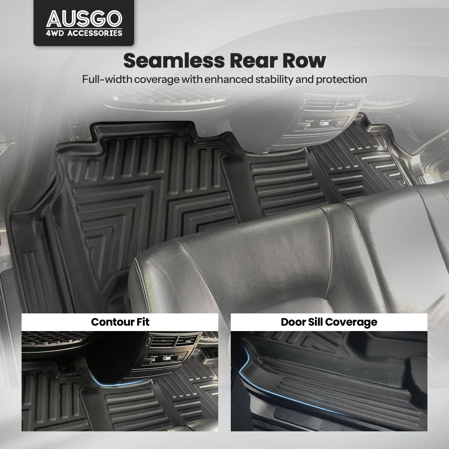 5D Moulded Car Floor Mats for Toyota Land Cruiser 200 Series 2012-2021