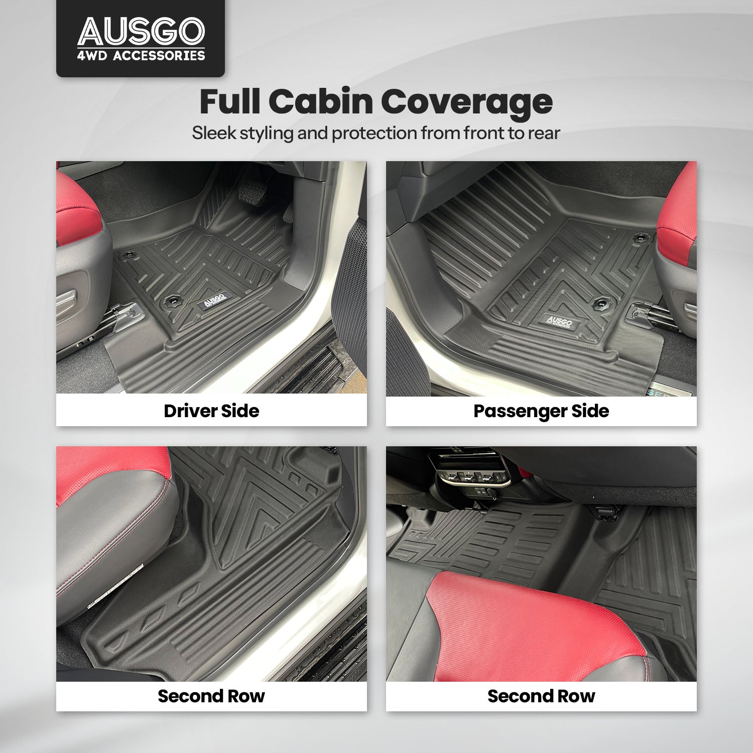 5D Car Floor Mats for Toyota LandCruiser 300 Series 2021-Onwards