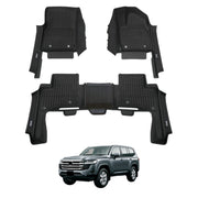 7D Injection Floor Mats for Toyota Land Cruiser 300 Series 2021-Onwards