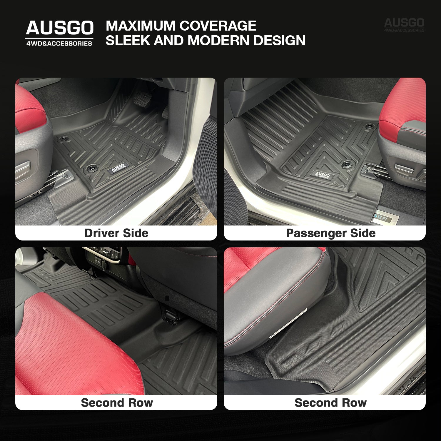 5D Car Floor Mats for Toyota Land Cruiser 300 Series 2021-Onwards