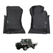 5D Car Floor Mats for Toyota LandCruiser 79 Series Single Cab 2016-Onwards