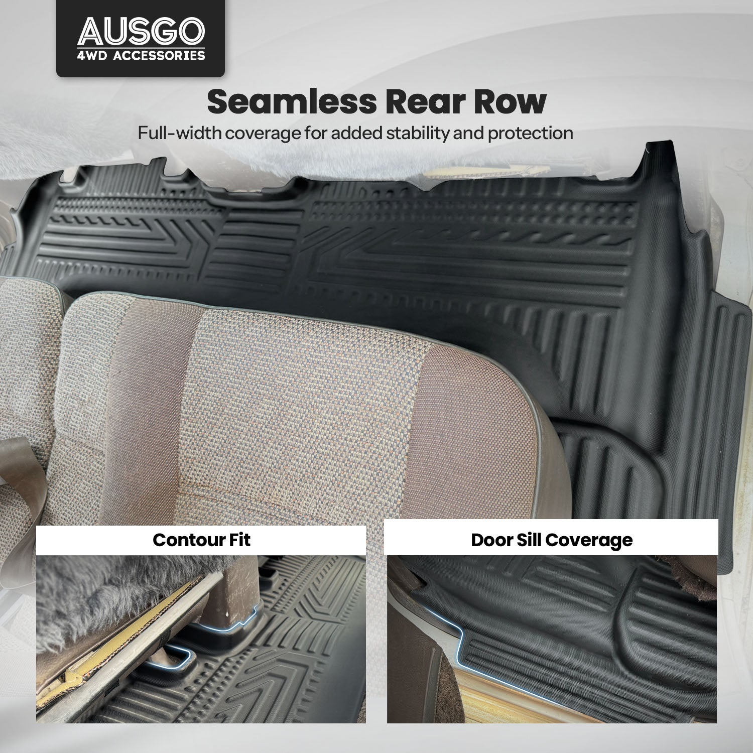 5D Car Floor Mats for Toyota Land Cruiser 80 Series 1990-1998